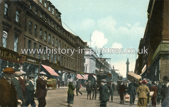 Grainger Street, Newcastle on Tyne, Northumberland. c.1917
